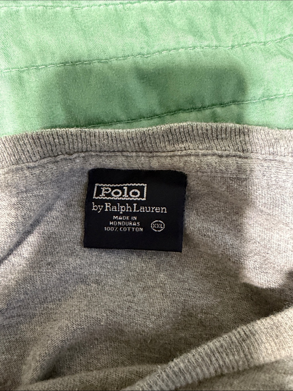 Ralph Lauren Gray Tee with Polo Bear Graphic - Picture 4 of 4